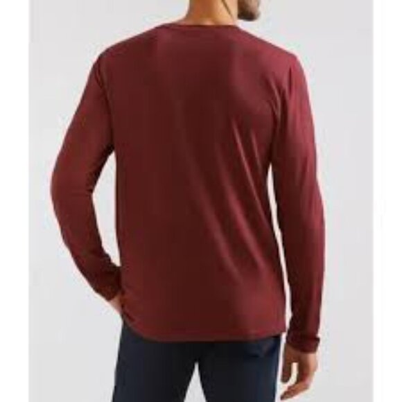NWT:  Rhone The Modino Wool Long Sleeve Tee - Picture 2 of 4